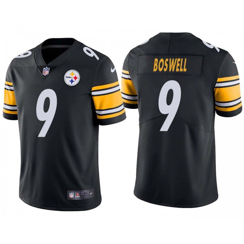 Men Pittsburgh Steelers #9 Chris Boswell Nike Black Limited NFL Jersey->pittsburgh steelers->NFL Jersey